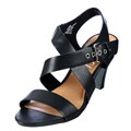 Sam & Libby Women's 'Pookie' Black Heel Sandals