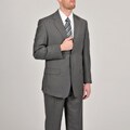Acquaviva Men's Grey Italian Wool Suit