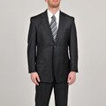 Acquaviva Men's Navy 100-percent Italian Wool Suit