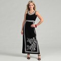 Sandra Darren Women's Swirl Print Maxi Dress