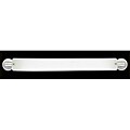 Marriott Series 2-light Brushed Nickel Opal Acrylic Bath Strip