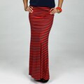 Jessica Simpson Junior's Striped Jersey Maxi Skirt