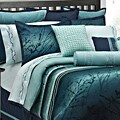 Blue Moon Full-size 10-piece Bed in a Bag with Sheet Set