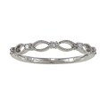 Sterling Silver 1/10ct TDW Diamond Stackable Ring (H-I, I2-I3)