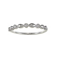 Sterling Silver 1/10ct TDW Diamond Stackable Ring (H-I, I2-I3)