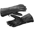 Raider Black Gauntlet Motorcycle Gloves