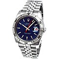Pre-owned Rolex Men's Stainless Steel Oyster Datejust Watch