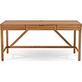 Natural Cherry Solid Wood Desk