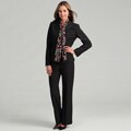 Evan Picone Women's 3 Button Seersucker Jacket w/Pant