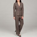 Evan Picone Women's 3-button Jacket Pant Suit