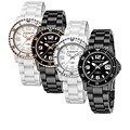 Stuhrling Original Men's Chevalier Diver's Swiss Quartz Ceramic Watch