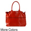 Latico Top Zip Leather Tote Bag