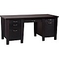 Espresso Wood Home Office Desk