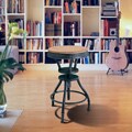 Lucian Fir Top Adjustable Barstool