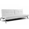 Venice White Convertible Euro Sofa Lounger