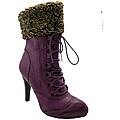 Viva Secret Women's 'Gia-2' Lace-Up Boots