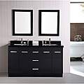 Elite Contemporary Double-Sink Bathroom Vanity