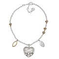 Jessica Simpson Two-tone 16-inch Open Heart Necklace