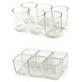 Glass Votive Candle Holders (Case of 12)