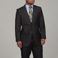 Caravelli Men's 2-button Grey Pinstripe Suit