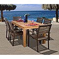 Mandalay 7-piece Teak/ Plastic Wood Dining Set