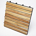 Le click Exclusive Interlocking Teak Decktiles (Pack of 10)