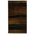 Mohawk Home Brown Sedimental Stripe Accent Rug (1'8 x 3')
