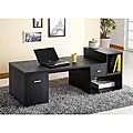 Station Matte Black Modular TV Cabinet/ Home Office Desk