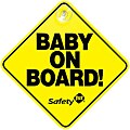 Safety 1st Baby On Board Signs (Pack of 2)