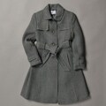 Rothschild Big Girl's Graphite Twill Wool Coat