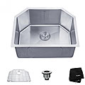 Kraus 23 inch Undermount Single Bowl 16 gauge Stainless Steel Kitchen Sink