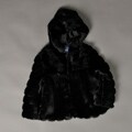 Rothschild Big Girls Grooved Faux Fur Mink Jacket