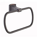 Kraus Fortis Bathroom Accessories - Square Towel Ring Oil Rubbed Bronze
