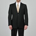 Jones New York Men's Black Classic Wool Suit