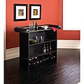 Flame 50-inch Wood Home Bar