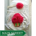 Just Girls Cupcake Ruffle Bloomer Set