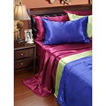 Solid Satin Twin-size Sheet Set