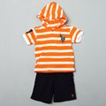 US Polo Toddler Boy's Polo and Terry Shorts Set