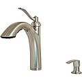 Price Pfister Rembrandt Single Lever Stainless Steel Pullout Kitchen Faucet ...