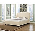 Oxford-X Cal King-size Wheat Fabric Bed