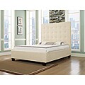 Malibu-X Eastern Wheat Fabric King-size Platform Bed