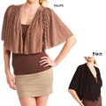 Tabeez Women's Pleated Shrug