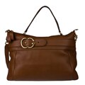Gucci Brown Leather Medium Tote Bag