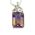 D'sire 10k Gold Ametrine and Diamond Accent Pendant