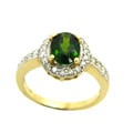 D'sire 10k Gold Chrome Diopside and 1/3ct TDW Diamond Ring (H-I, I1-I2)