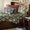 Somerset Printed Full-size Dark Microfiber Sheet Set