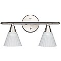Two-light Satin Nickel Bath Vanity