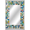 Reclaimed Wood Large Mosaic Mirror (USA)