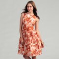 Jessica Howard Women's Floral-inspired Sleeveless Dress