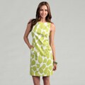 Jessica Howard Women's Abstract Sleeveless Sheath Dress